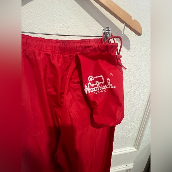 Woolrich Red Sweatpants Relaxed Fit Joggers - Picture 1 of 4